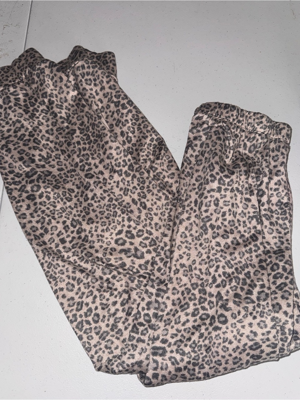 Sonoma Leopard Print Joggers - Taupe and Black